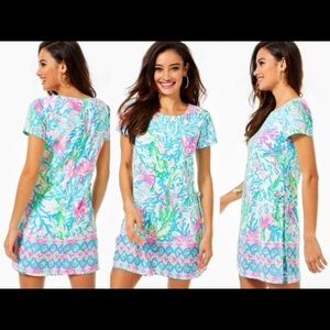 NWT Lilly Pulitzer Blanca Stretch Romper Coral Bay